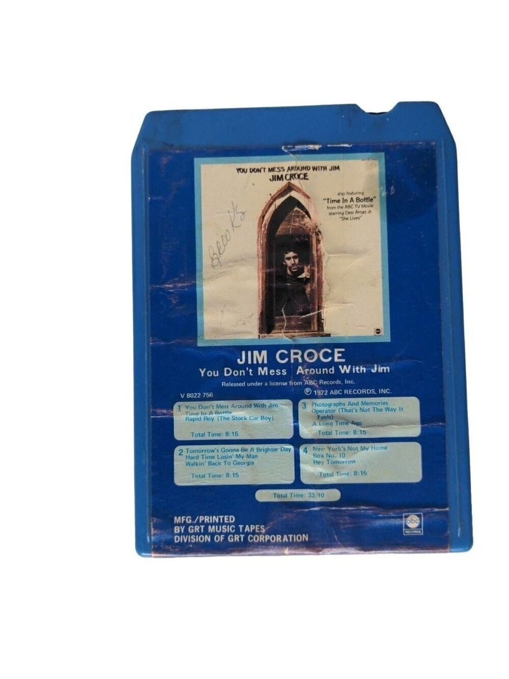 Jim Croce You Don't Mess Around With Jim (8-Track Tape, M 8022-756)